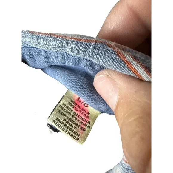 Jamaica Jaxx Men's Silk Gray Hawaiian Casual Button-Down Shirts Size Large - Picture 5 of 5